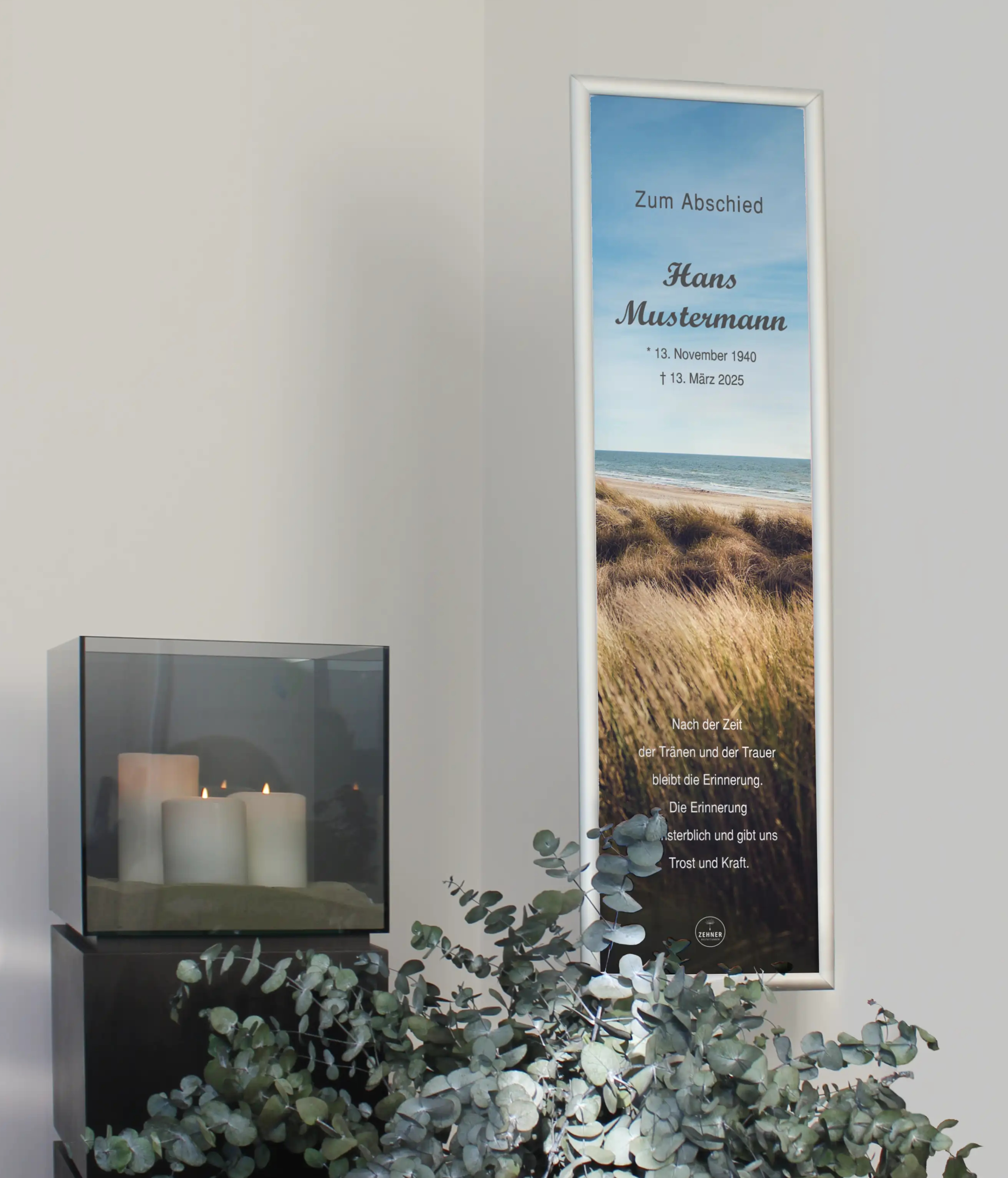 Zehner Bestattungen Abschiedsbanner