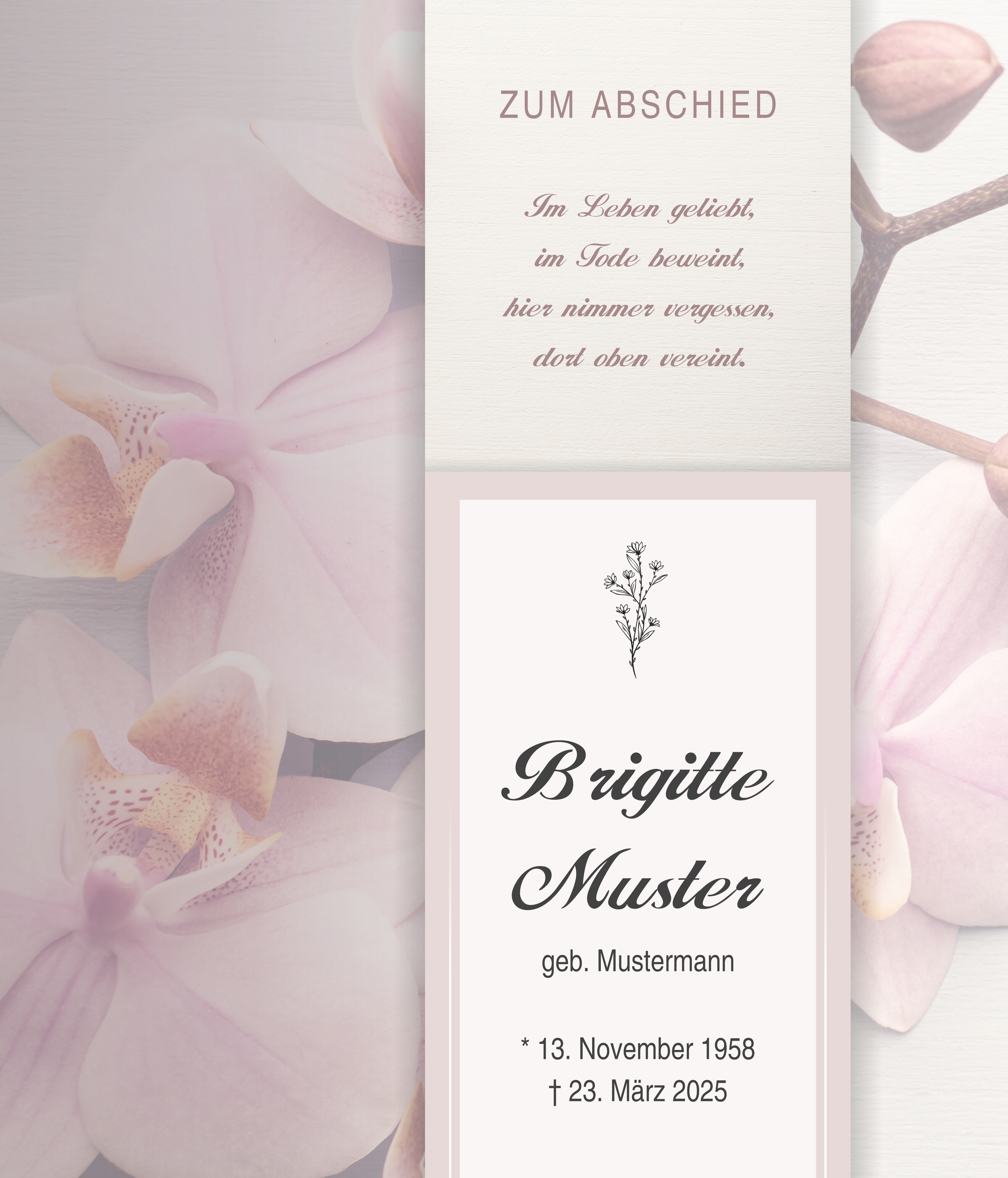 Zehner Bestattungen Abschiedsbanner