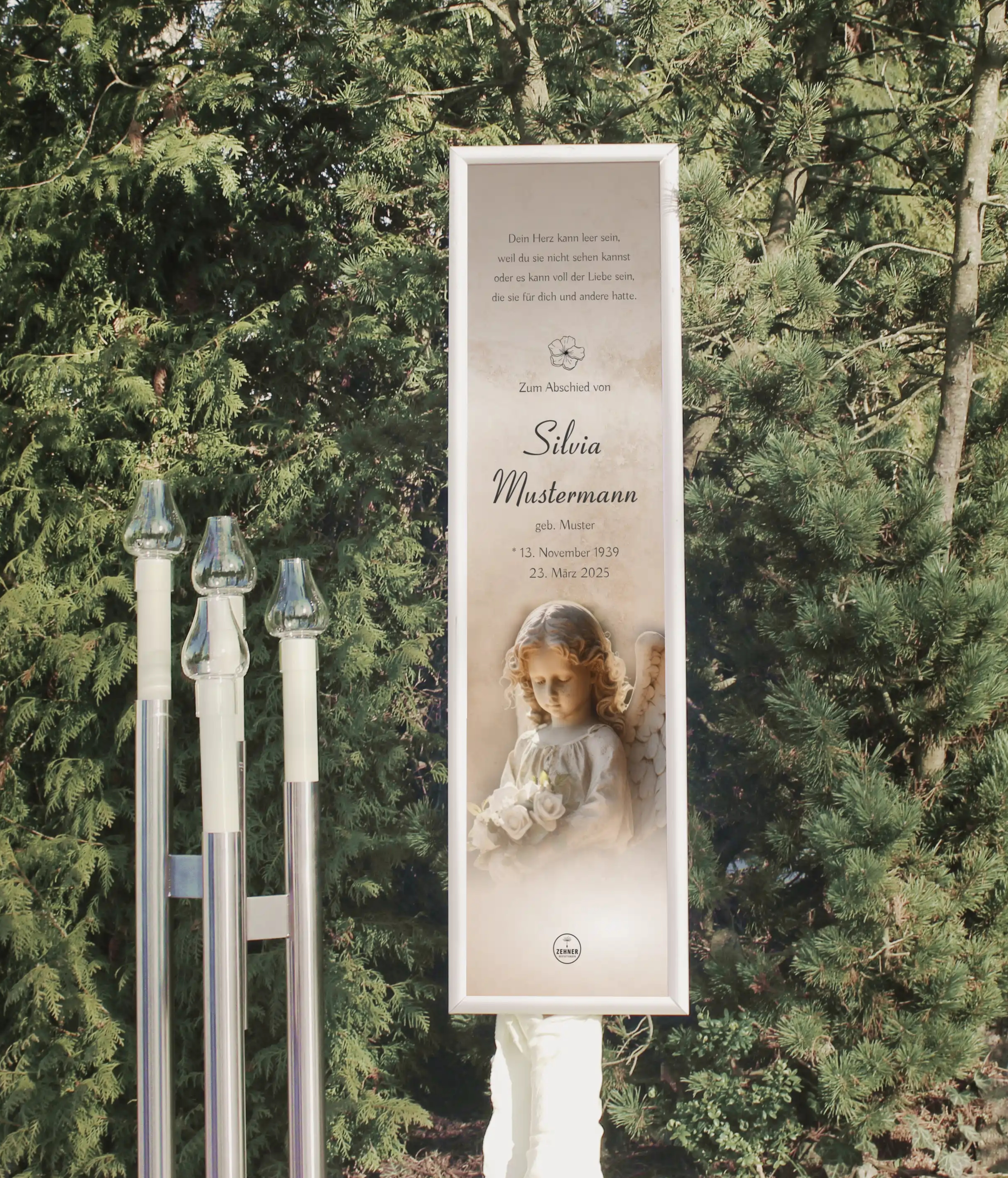 Zehner Bestattungen Abschiedsbanner