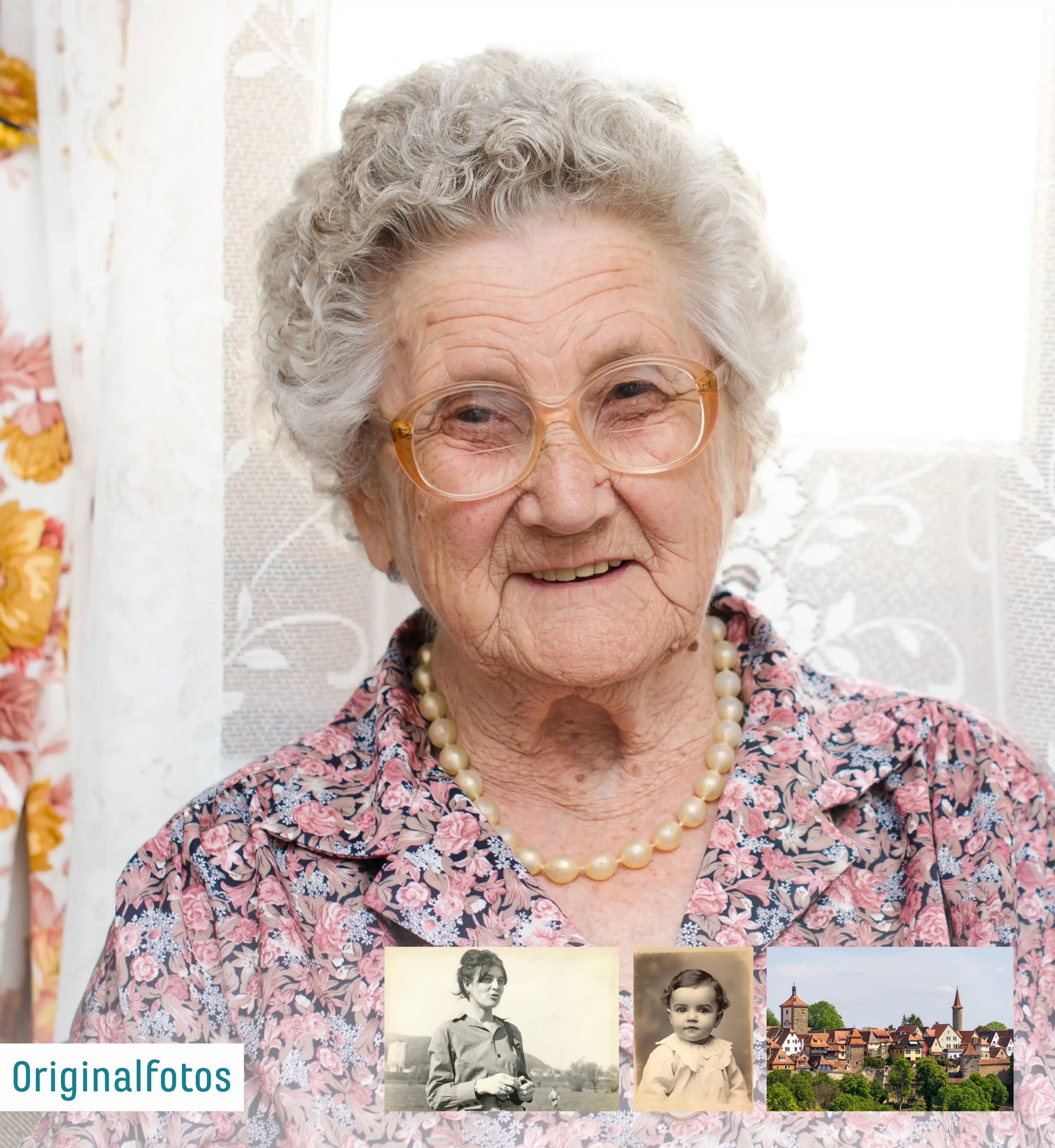 Zehner Bestattungen Trauerdruck Porträt für Trauerfeier