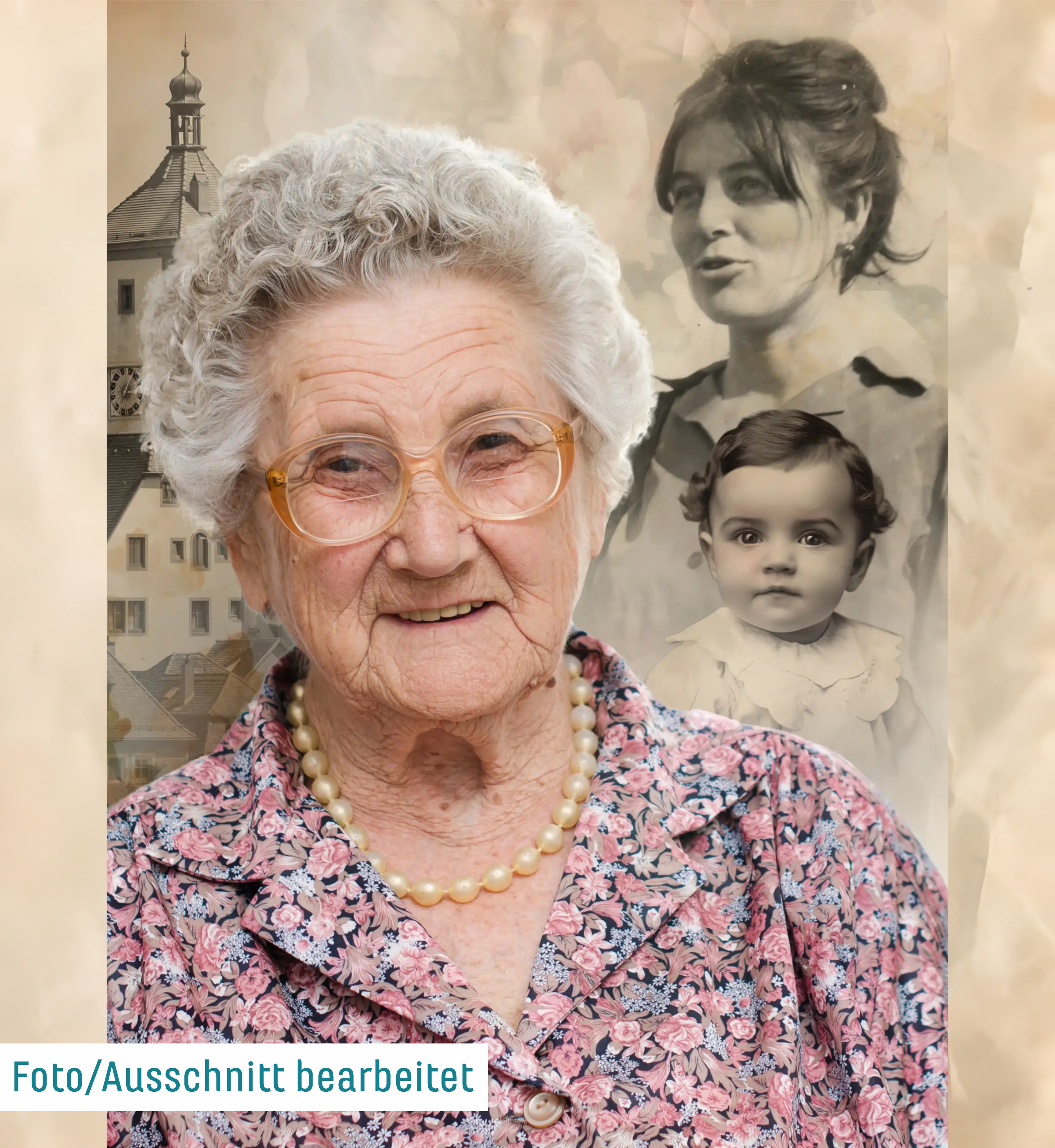 Zehner Bestattungen Trauerdruck Porträt für Trauerfeier