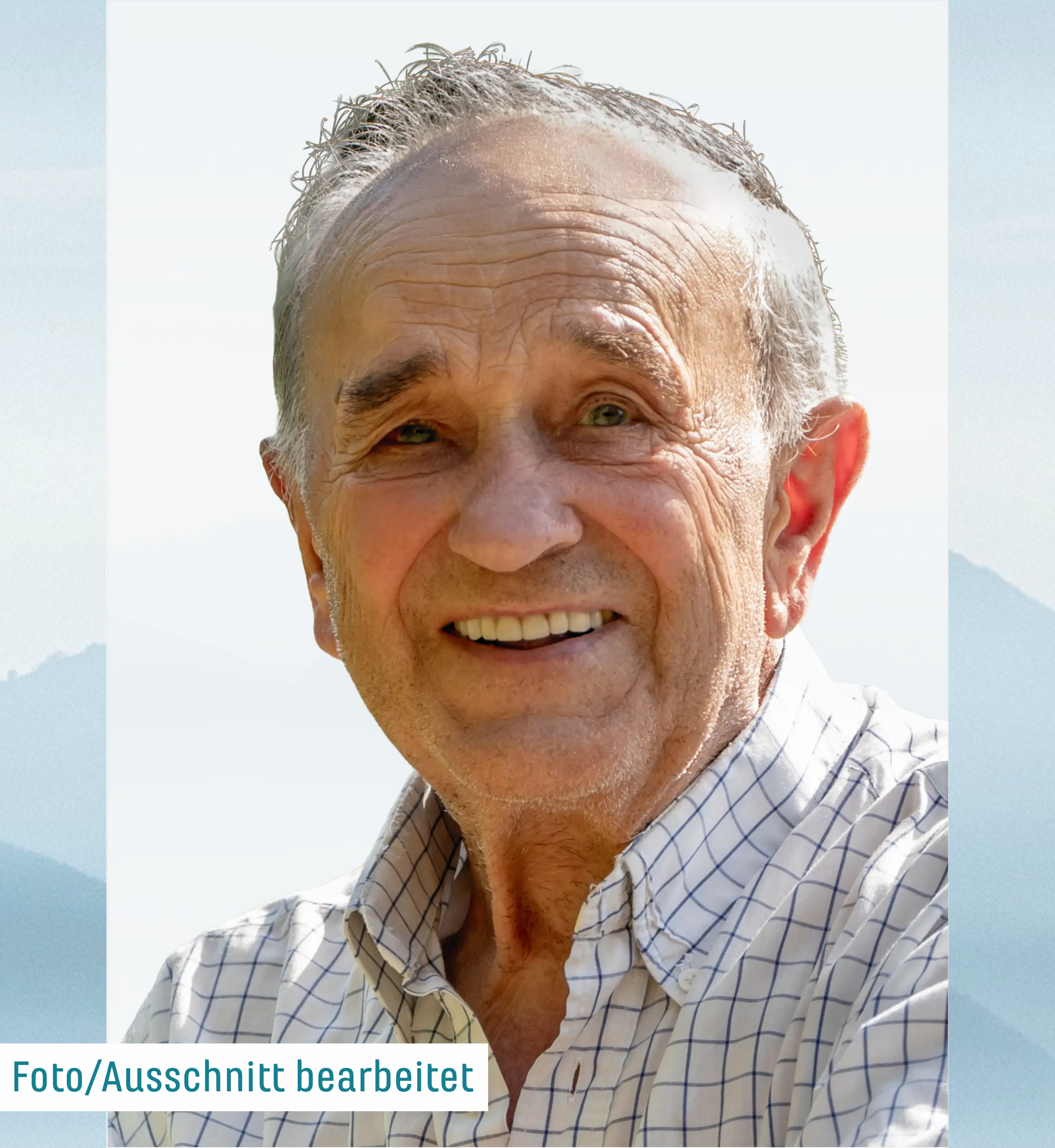 Zehner Bestattungen Trauerdruck Porträt für Trauerfeier