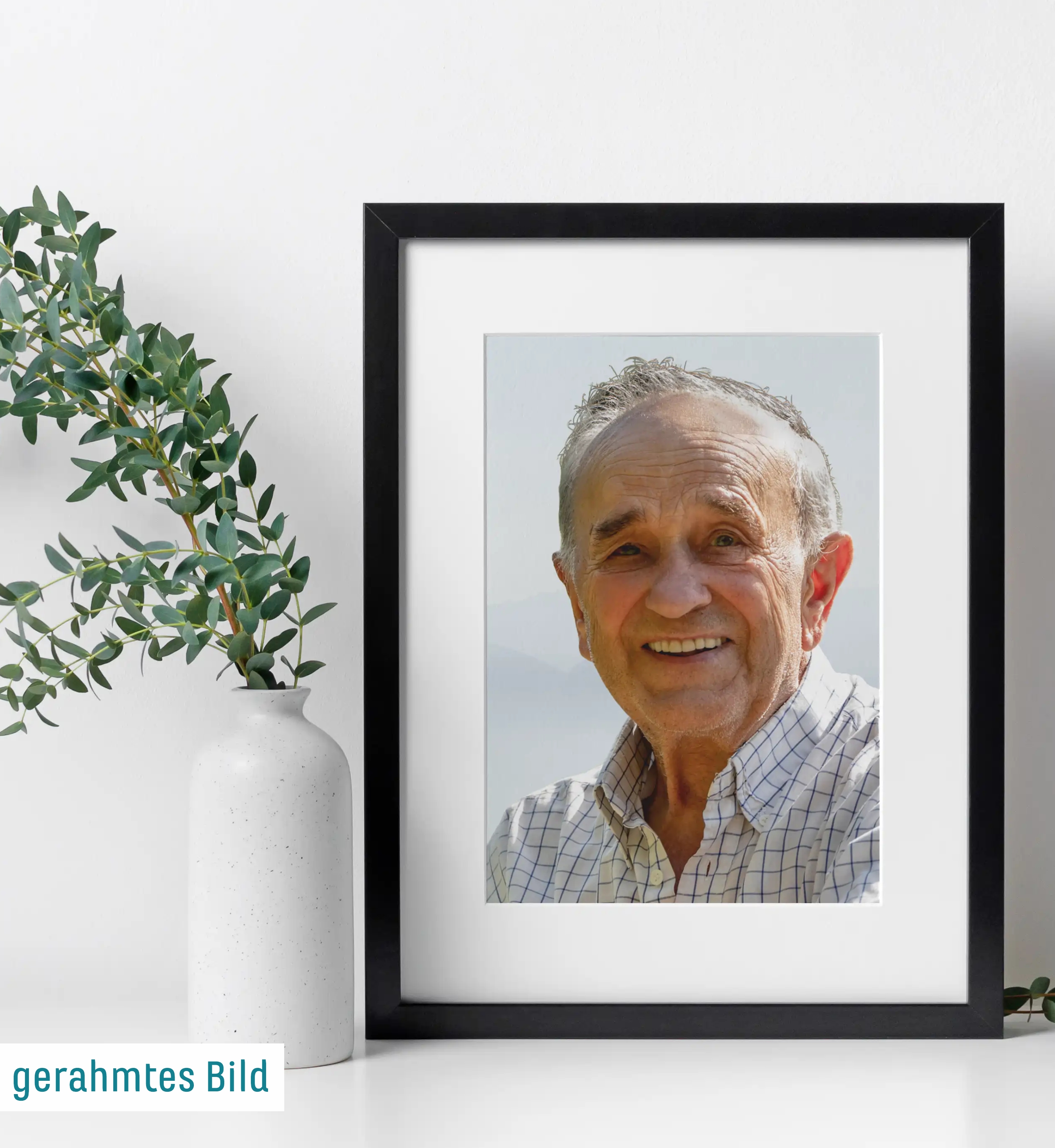 Zehner Bestattungen Trauerdruck Porträt für Trauerfeier