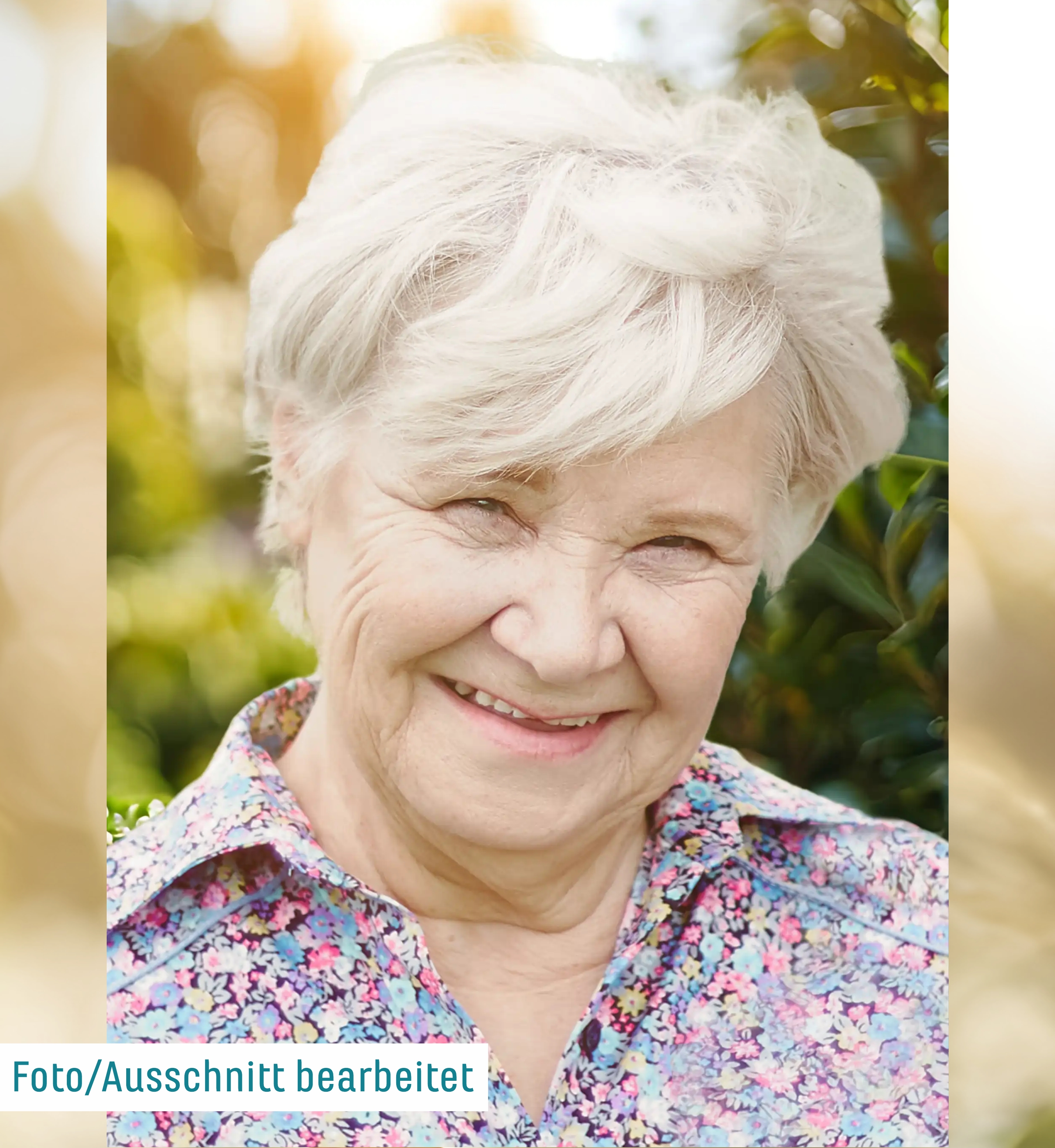 Zehner Bestattungen Trauerdruck Porträt für Trauerfeier