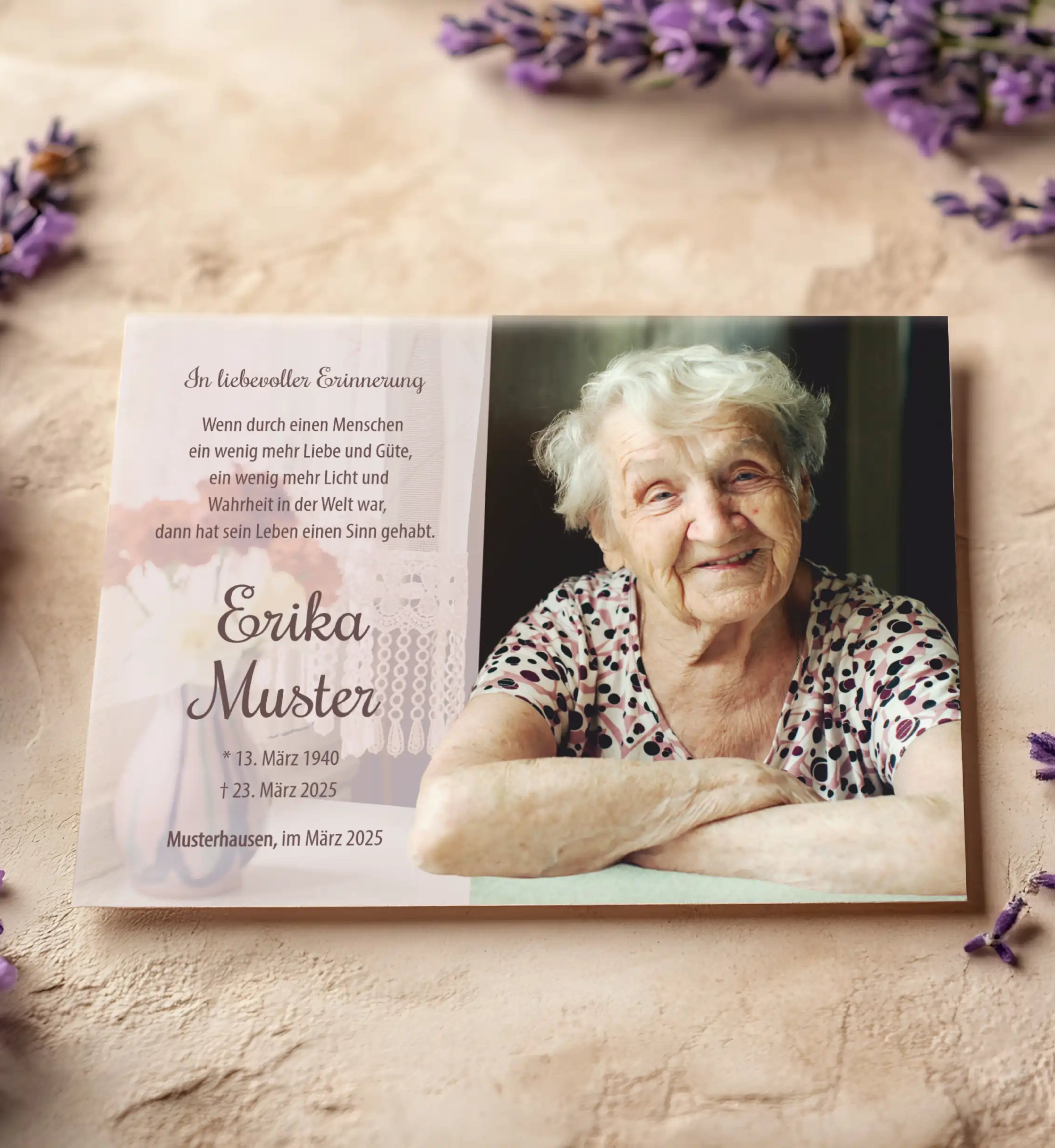 Zehner Bestattungen Gedenkkarten