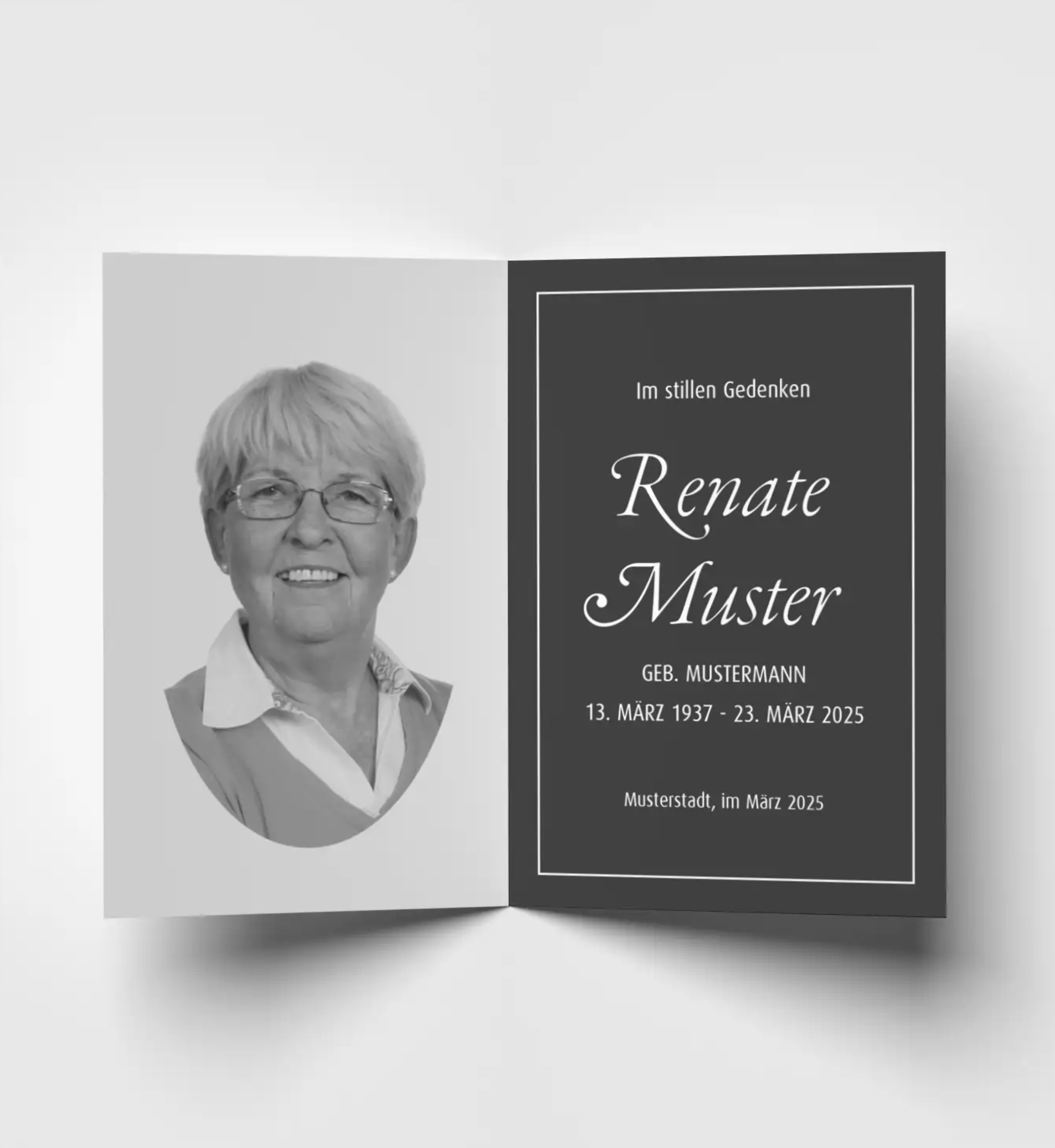 Zehner Bestattungen Gedenkkarten