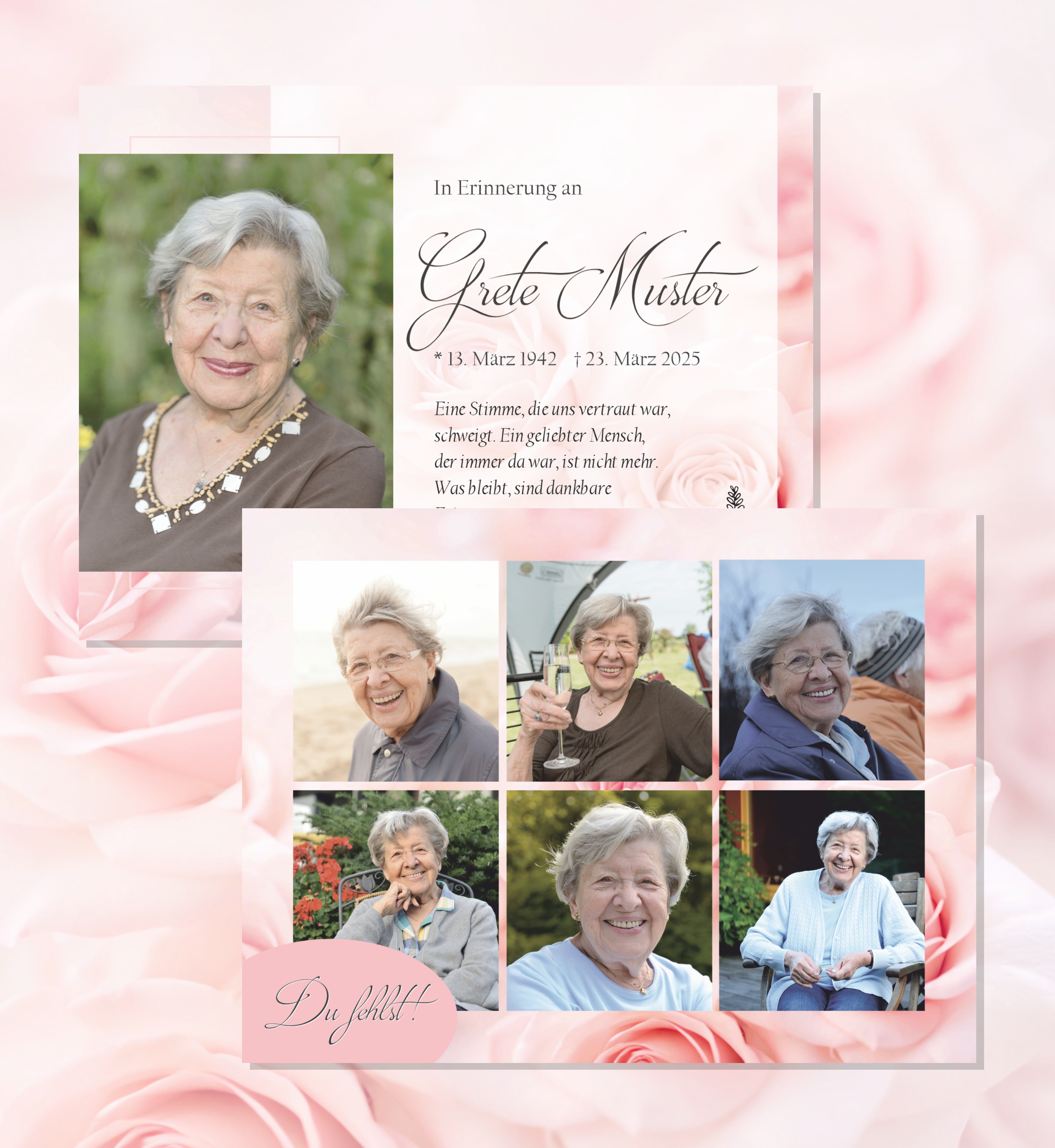 Zehner Bestattungen Gedenkkarten