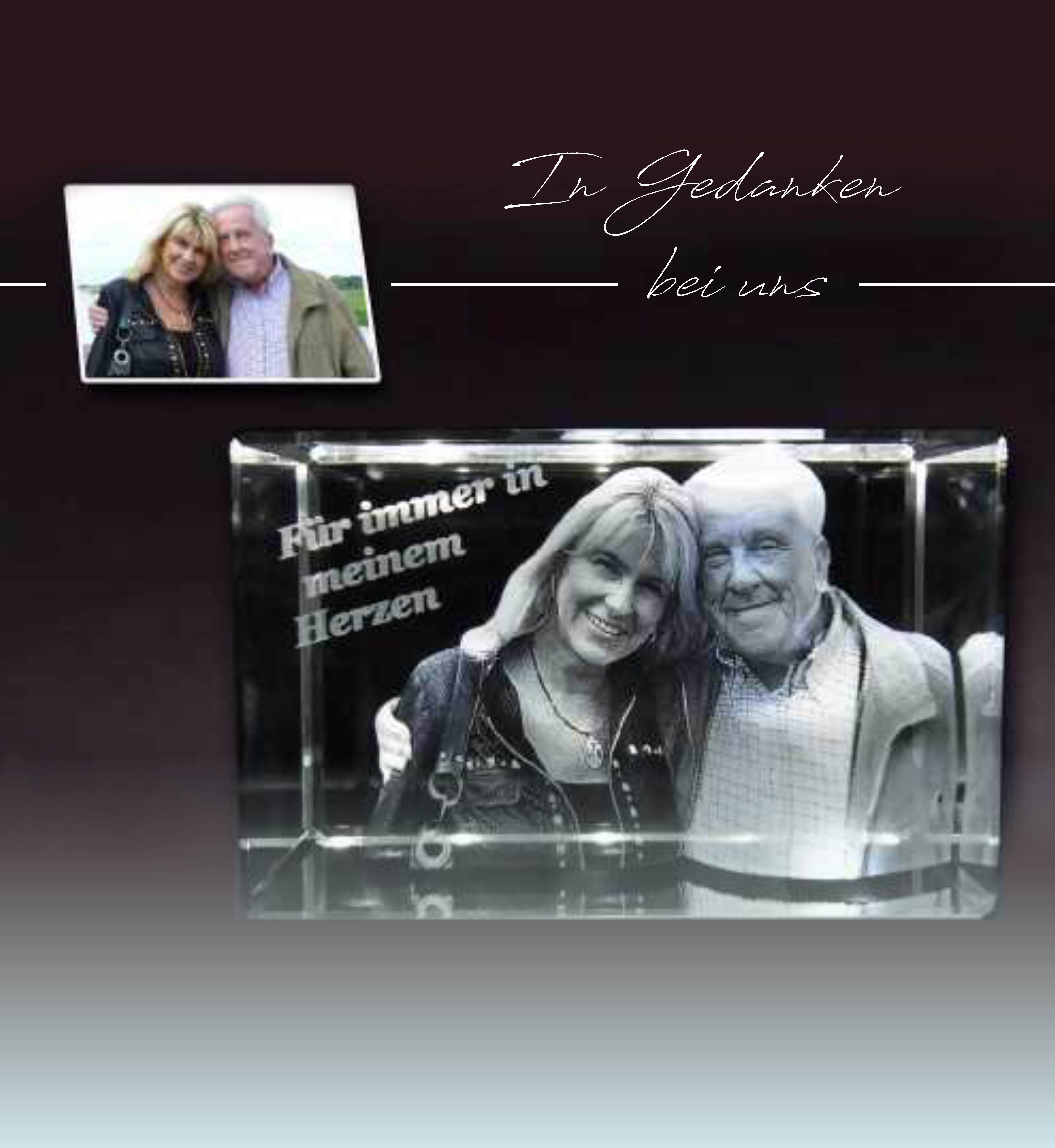 Zehner Bestattungen Erinnerungsstücke Laser-Portraits