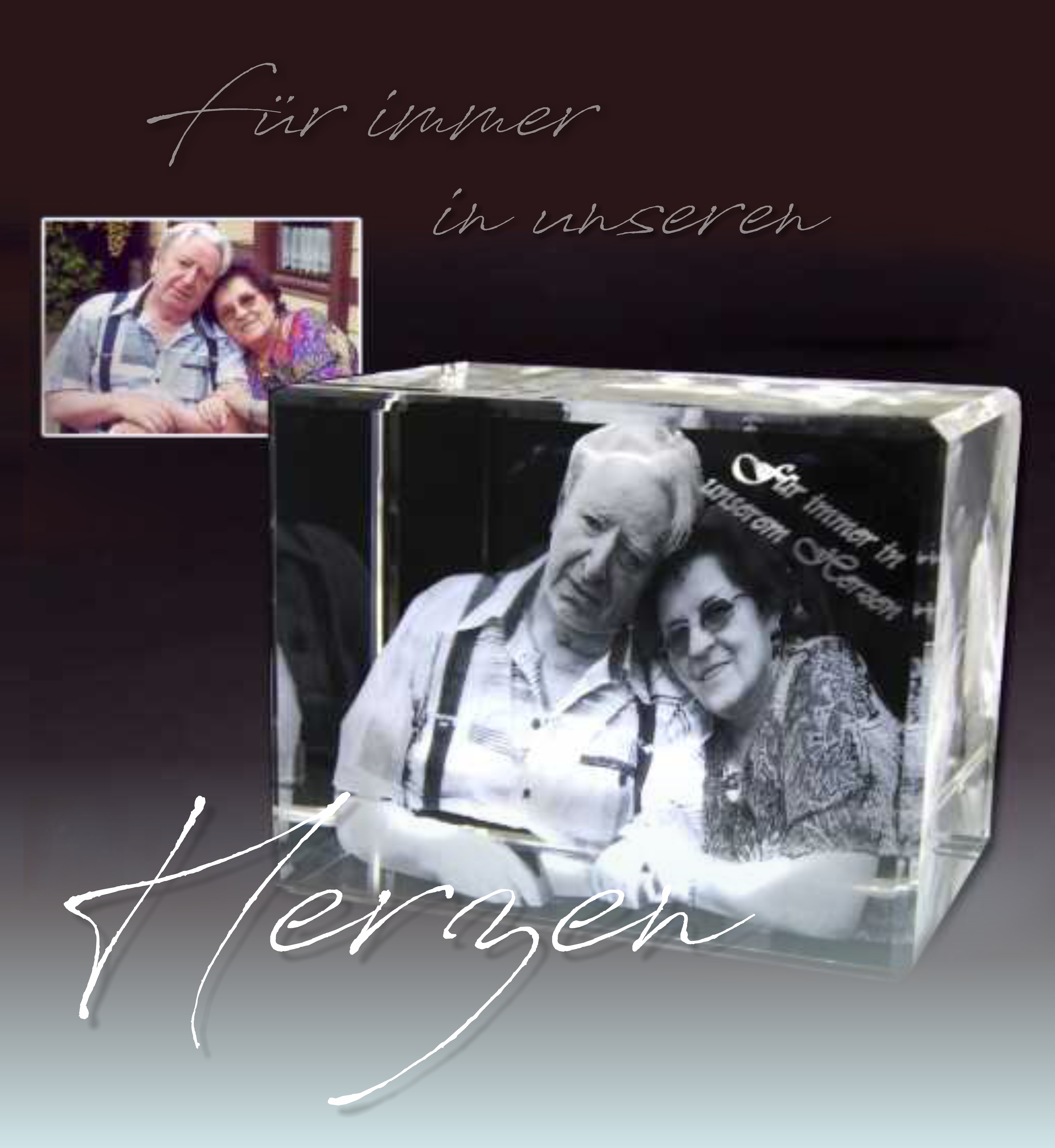 Zehner Bestattungen Erinnerungsstücke Laser-Portraits