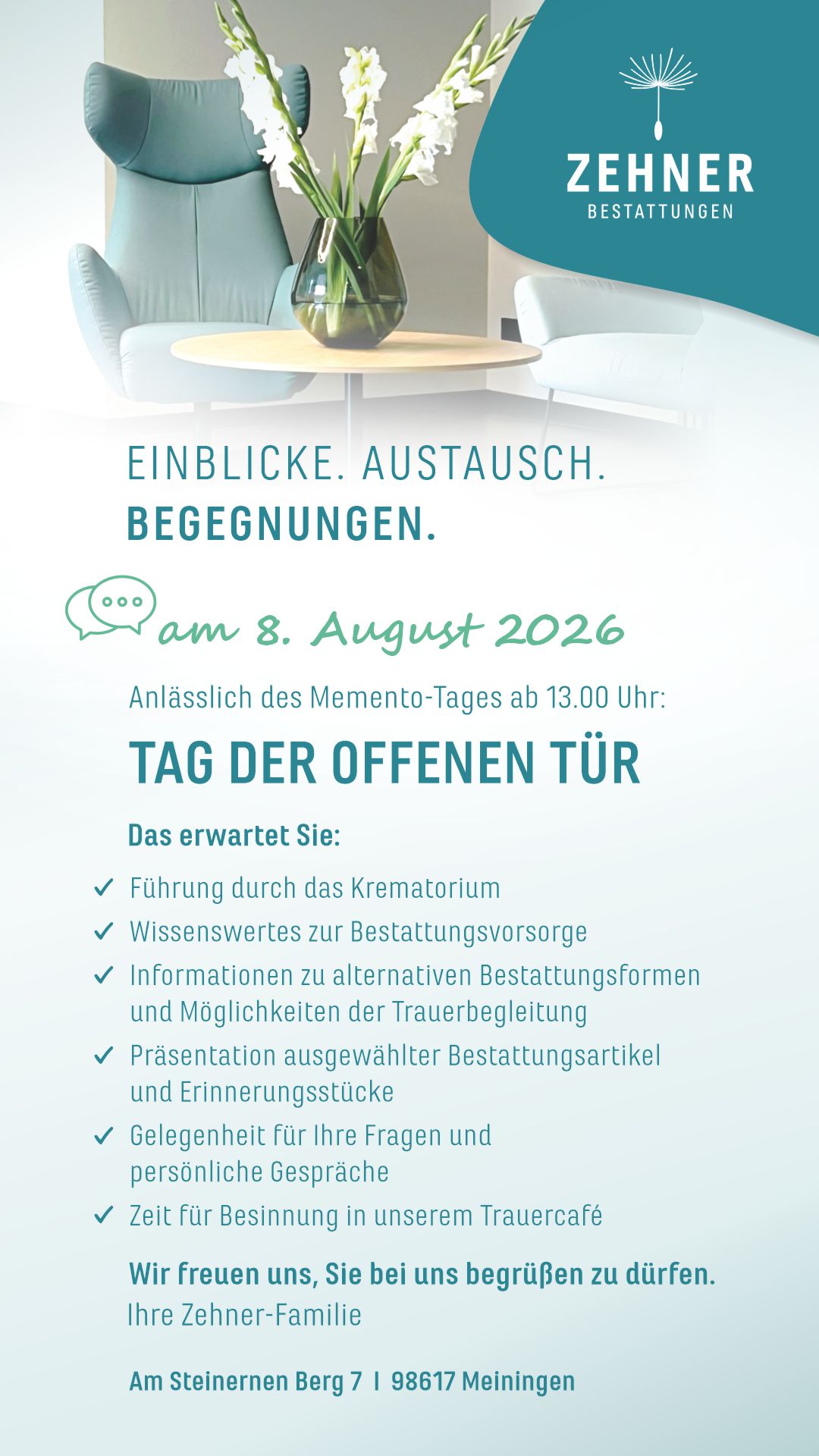 Anzeige Tag der offenen T&uuml;r